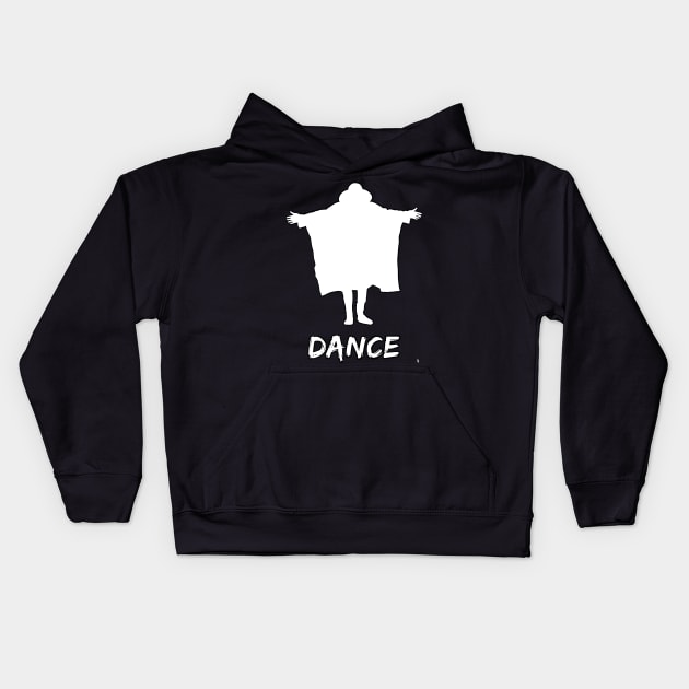 The dancing man , the rhythm of the music. Kids Hoodie by Bird